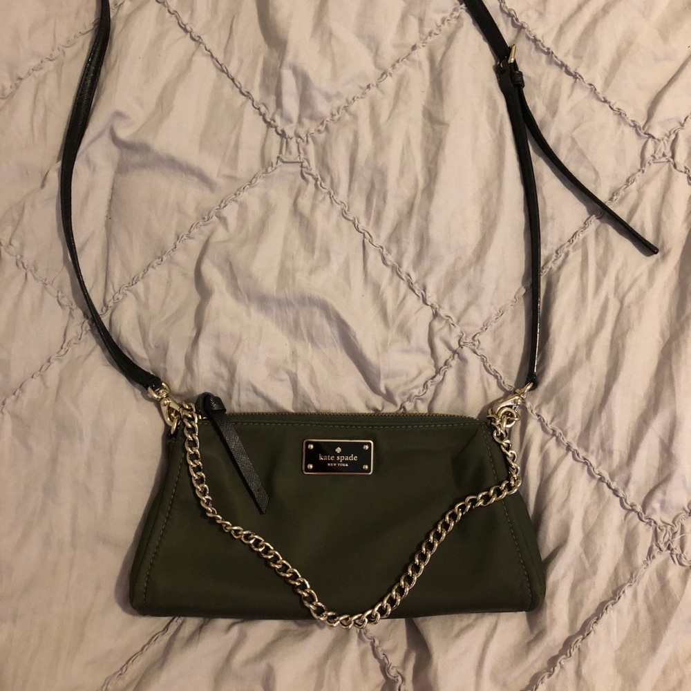 Army Green Kate Spade bag